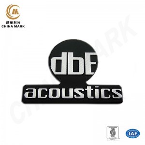 Aluminium nameplates,Aluminum Diamond cutting with back pin metal engrave logo | WEIHUA