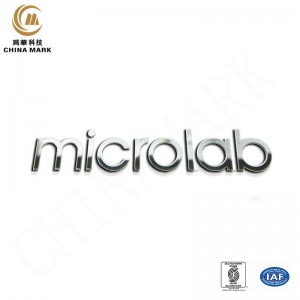Factory For China High Quality Custom Nickel Metal Sticker Electroformed Silver Nickel Labels