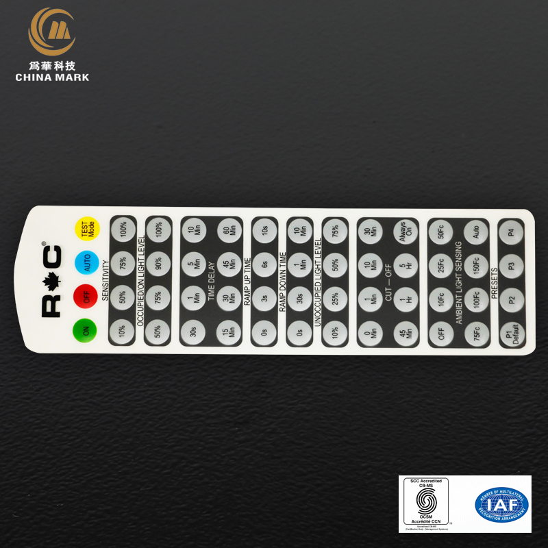 2019 High quality Metal Nameplates -
 PC nameplates,Panel for remote controller | CHINA MARK – Weihua