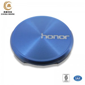 Excellent quality China Custom Metal Logo Die Cutting Nameplate with Adhesive Labels, anodized sign