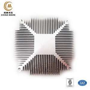 18 Years Factory China Customized Anodised Black Aluminium Extrusion Heatsink
